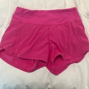 Lululemon speed up high rise lined short 4”